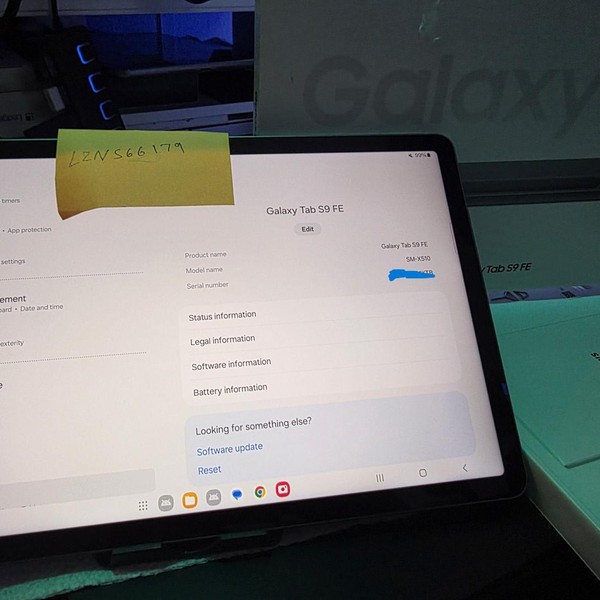 Samsung Galaxy Tab S9 FE - Wi-Fi, 128 GB, Gray, 6 GB