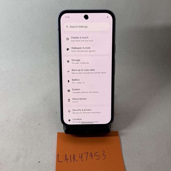 Google Pixel 9a - Unlocked, 128 GB, Iris, 8 GB