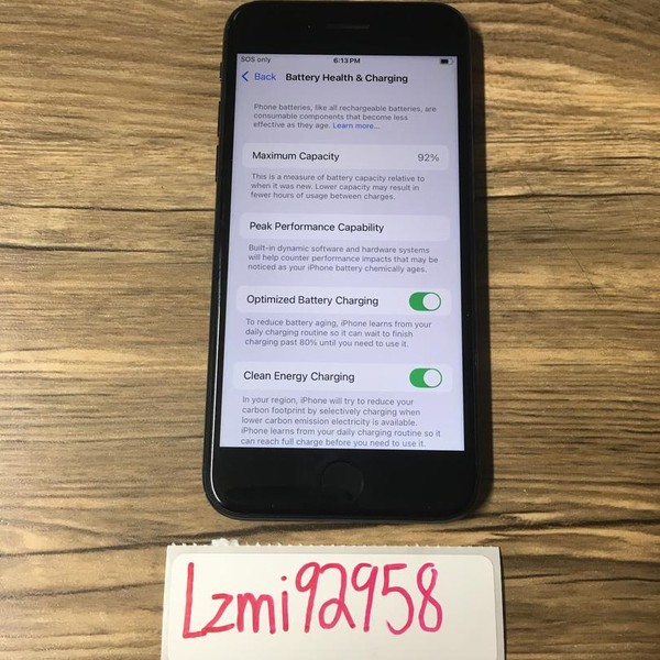 Apple iPhone SE 3rd Gen 2022 - T-Mobile, 128 GB, Midnight, A2595