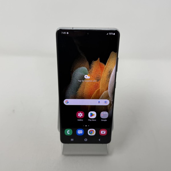 Samsung Galaxy S21 Ultra 5G - Unlocked, Silver, 128 GB, 12 GB, SM-G998U1