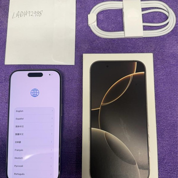 Apple iPhone 16 Pro - Unlocked, 256 GB, Natural, A3083