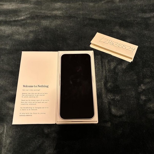 Nothing Phone (2a) - Unlocked, 256 GB, White, 12 GB