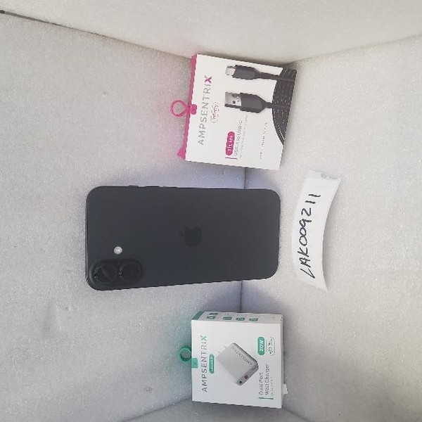 Apple iPhone 16 Plus - Unlocked, 128 GB, Black, A3082
