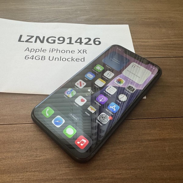 Apple iPhone Xr - Unlocked, 64 GB, Black, A1984