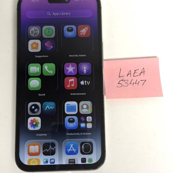 Apple iPhone 14 Pro Max - Unlocked, 256 GB, Purple, A2651