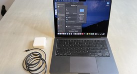 Good
													MacBook Pro Late 2023 (M3) - 14" - Apple M3 Pro 11-core, Black, 512 GB, 18 GB, 14-core GPU, photo 2 of 5