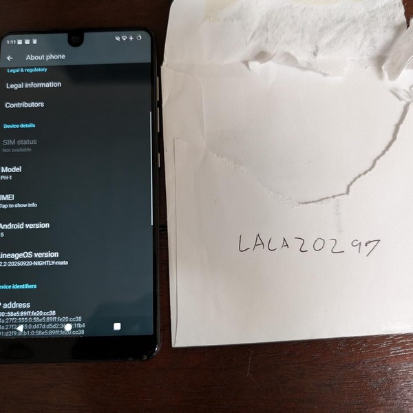 Essential PH-1 - Unlocked, 128 GB, Black, 4 GB