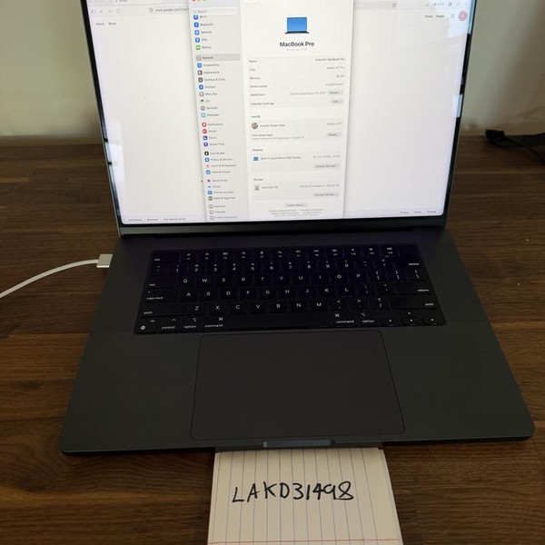 MacBook Pro Late 2023 (M3) - 16 inch - 512 GB, Black, 36 GB, Apple M3 Pro 12-core, 18-core GPU