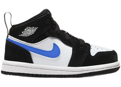 Jordan 1 Mid Black Racer Blue White (TD) for sale