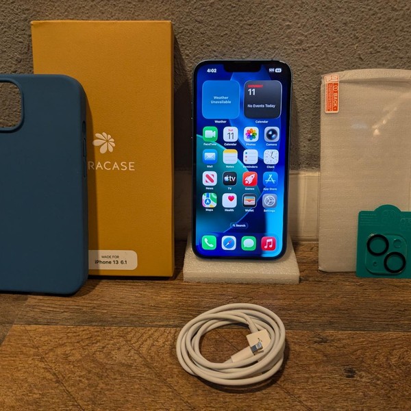 Apple iPhone 13 - Unlocked, 128 GB, Blue, A2482