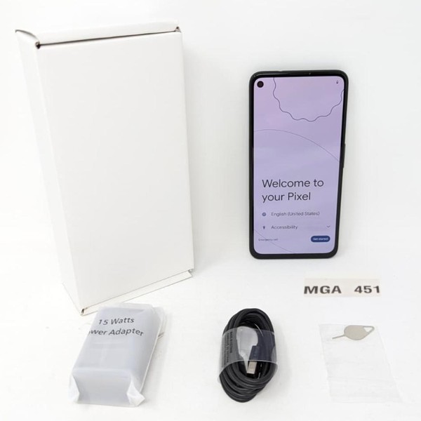 Google Pixel 4a 5G - Unlocked, 128 GB, Black, 6 GB, G025E