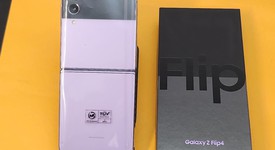 Good
													Samsung Galaxy Z Flip4 5G - Unlocked, Purple, 128 GB, 8 GB, SM-F721U1, photo 1 of 7