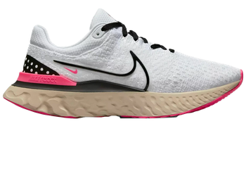 Nike React Infinity Run Flyknit 3 White Hyper Pink for sale
