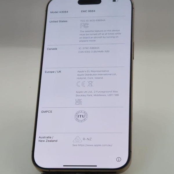 Apple iPhone 16 Pro Max - AT&T, 256 GB, Desert, A3084