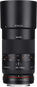Rokinon 100mm f2.8 ED UMC Full Frame Telephoto Macro Lens for sale