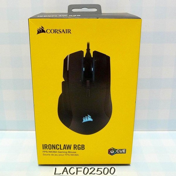 Corsair Ironclaw RGB Gaming Mouse - Black