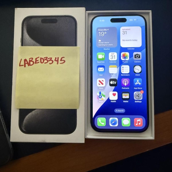 Apple iPhone 15 Pro - Unlocked, 128 GB, Blue, A2848