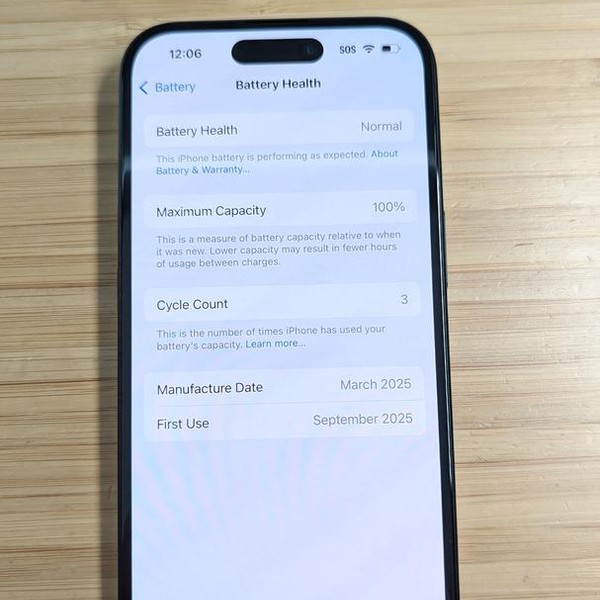 Apple iPhone 15 - AT&T, 128 GB, Black, A2846