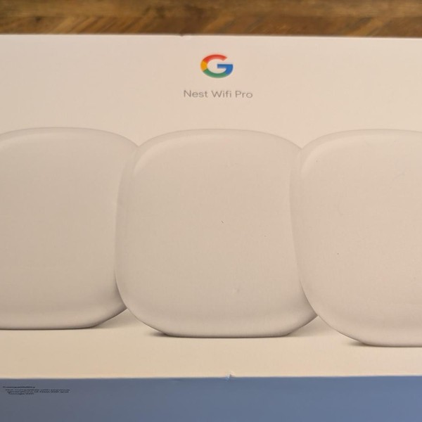 Google Nest Wifi Pro 6e Mesh Router - Snow, 3-Pack