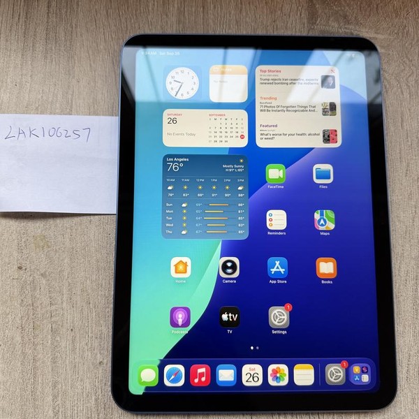 Apple iPad (10th Gen) - Wi-Fi, 256 GB, Blue, A2696