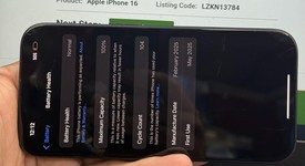 Good
													Apple iPhone 16 - T-Mobile, Black, 128 GB, A3081, photo 1 of 5