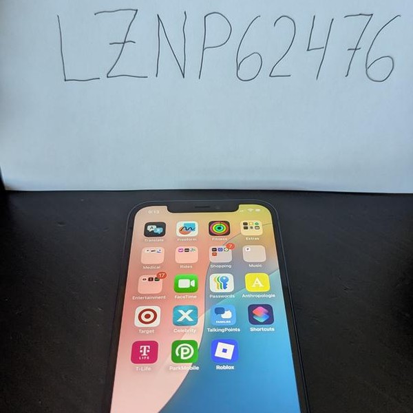 Apple iPhone 12 - Unlocked, Blue, 64 GB, A2172