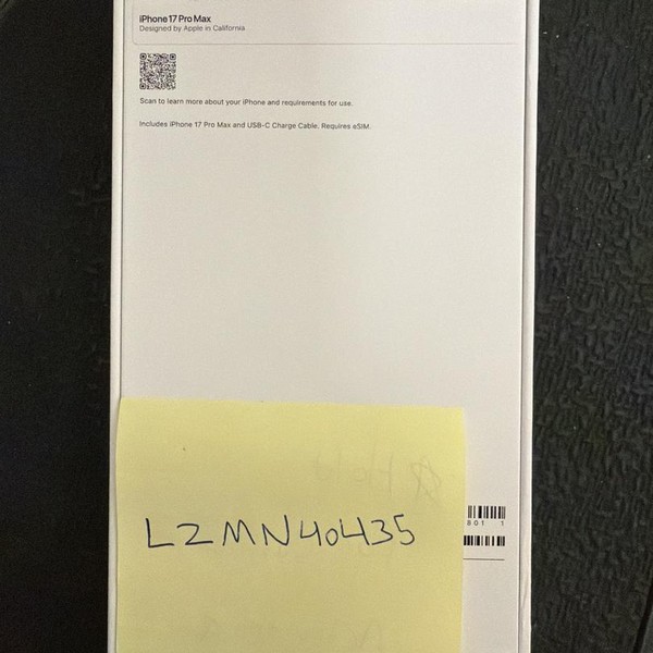 Apple iPhone 17 Pro Max - T-Mobile, 256 GB, Deep Blue, A3257