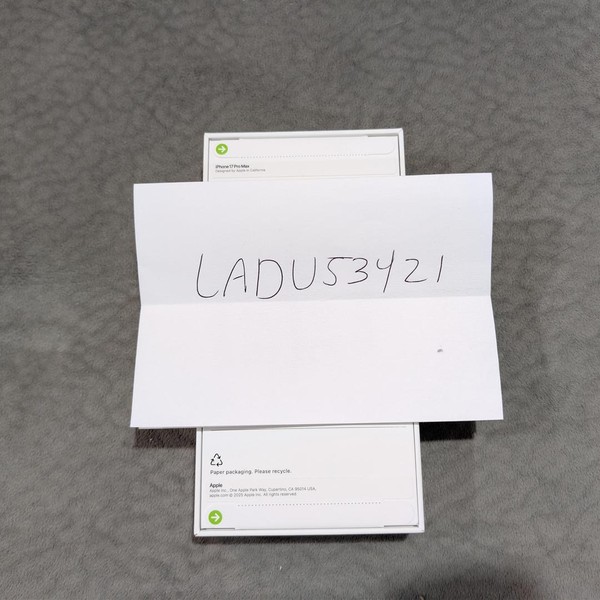 Apple iPhone 17 Pro Max - Unlocked, 256 GB, Silver, A3257