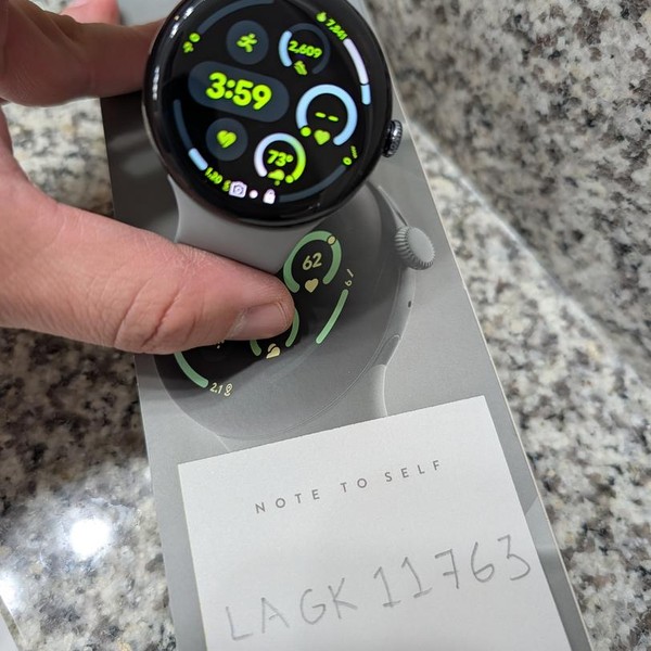 Google Pixel Watch 3 - Unlocked, Hazel, 45mm, LTE