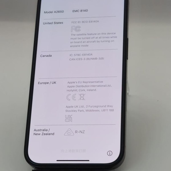 Apple iPhone 14 Pro - AT&T, 128 GB, Black, A2650