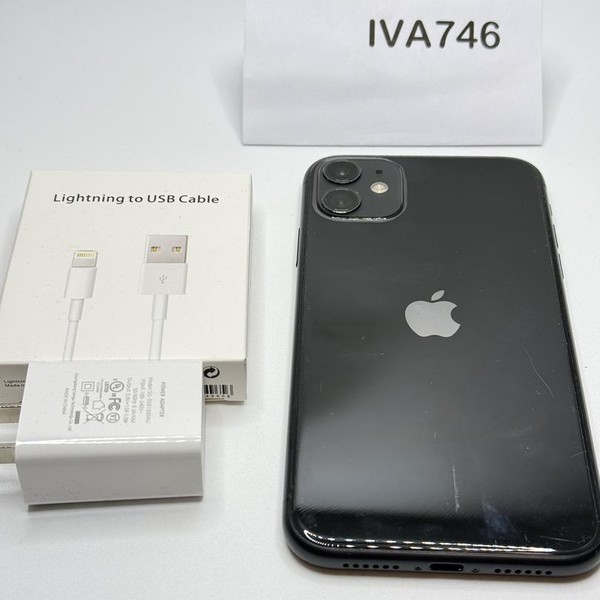 Apple iPhone 11 - Unlocked, 64 GB, Black, A2111