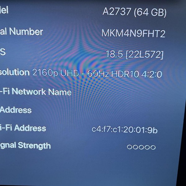 Apple TV 4k 3rd Gen (2022) - 64 GB, Wi-Fi