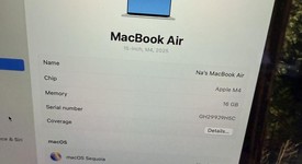 Mint
													MacBook Air 2025 (M4) - 15" - Apple M4, Silver, 256 GB, 16 GB, photo 4 of 13