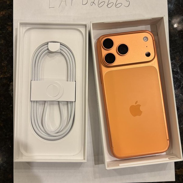 Apple iPhone 17 Pro Max - Unlocked, 256 GB, Cosmic Orange, A3257