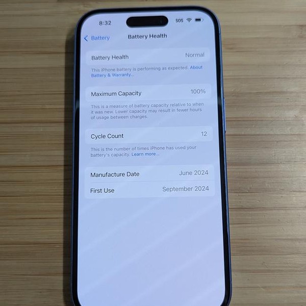 Apple iPhone 16 - AT&T, 128 GB, Ultramarine, A3081