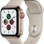 Fair Apple Watch Series 5 40mm - Unlocked, Gold, A2094 Cellular, Stainless Steel