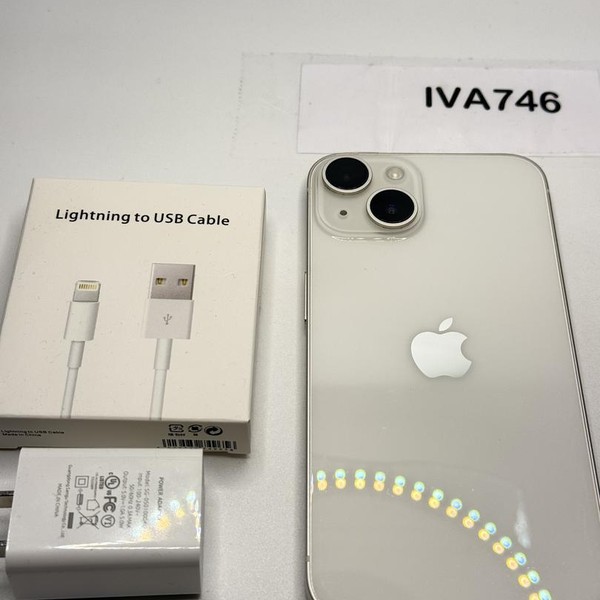 Apple iPhone 14 - Unlocked, 256 GB, Starlight, A2649
