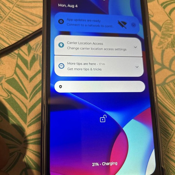 Moto G Pure - Unlocked, Navy Blue, 32 GB, 3 GB