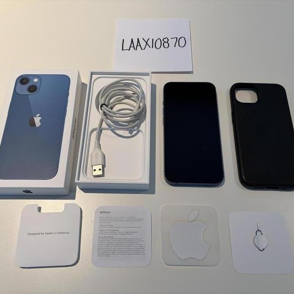 Apple iPhone 13 - Unlocked, Blue, 128 GB, A2482