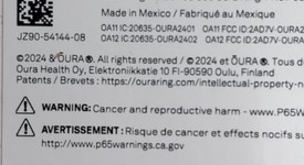 Good
													Oura Ring Gen 4 - Black, Size 8, photo 5 of 9
