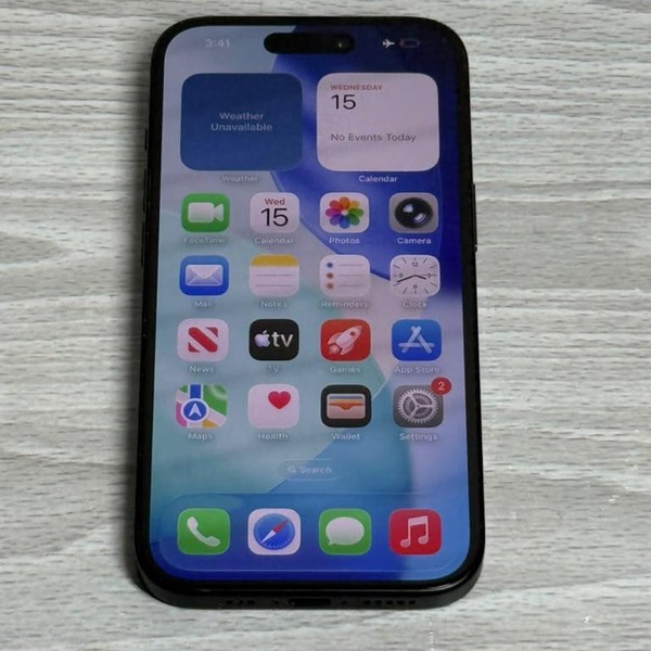 Apple iPhone 15 - Unlocked, 128 GB, Black, A2846