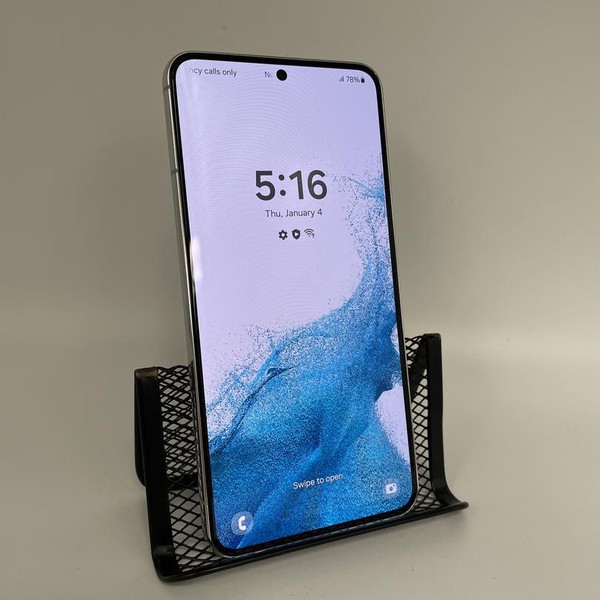 Samsung Galaxy S22 - Unlocked, 256 GB, White, 8 GB, SM-S901U1