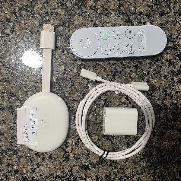 Chromecast with Google TV (HD) - Snow, HD