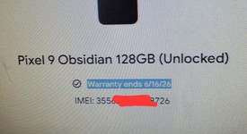 Fair
													Google Pixel 9 - Unlocked, Obsidian, 128 GB, 12 GB, G2YBB, photo 3 of 6