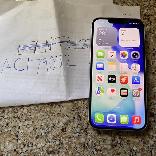 Apple iPhone 14 - AT&T, 128 GB, Purple, A2649