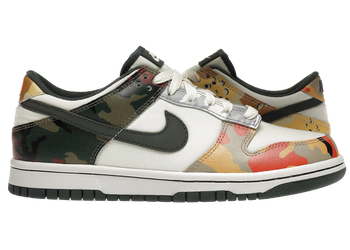 Nike Dunk Low Sail Multi-Camo (GS) for sale