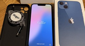 Mint
													Apple iPhone 13 - Unlocked, Blue, 128 GB, A2482, photo 1 of 8