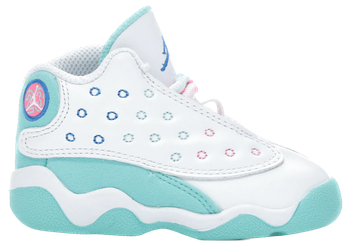 Jordan 13 Retro White Soar Green Pink (TD) for sale