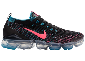 Nike Air VaporMax Flyknit 3 Black Baltic Blue Hyper Pink (Women's) for sale