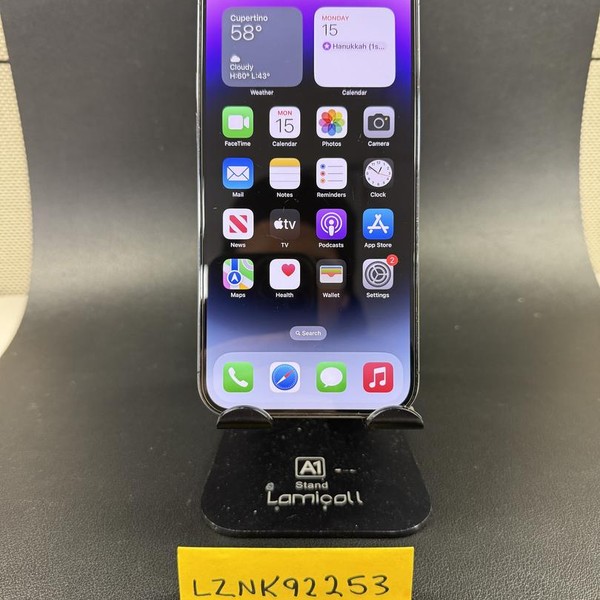 Apple iPhone 14 Pro Max - Unlocked, 128 GB, Purple, A2651